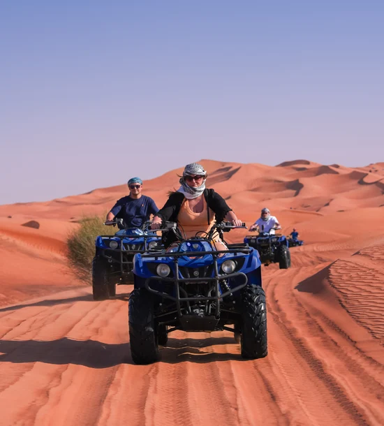 Evening Desert Safari with Quad Biking and BBQ Dinner
