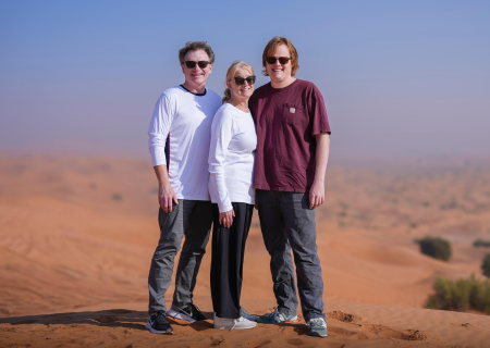 Kelly king in trawey desert